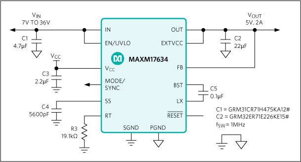 MAXM17634