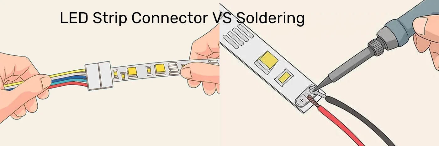 LED-Strip-Connector-VS-Soldering